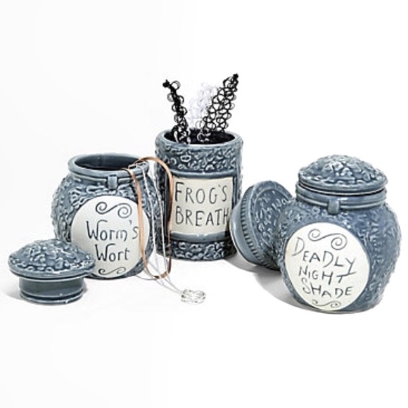 Disney Other - Trinket Jar Set The Nightmare Before Christmas